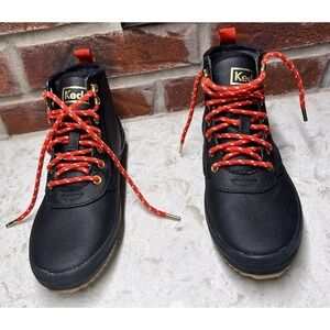 Keds Dream Foam Resistant Black Boots Canvas Insulated WF58419 Women's 6 M